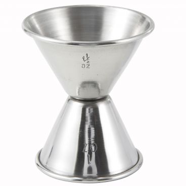 1 oz. and 1 1/2 oz. Stainless Steel Jigger