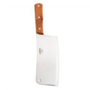 Winco KC-301 8" Heavy Duty Cleaver with Wood Handle
