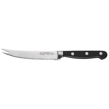 Winco KFP-51 Acero 5" Tomato Knife with Black POM Handle