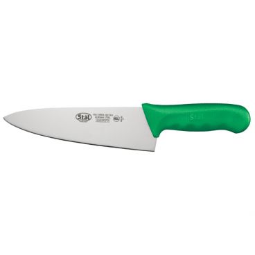 Winco KWP-80G Stäl 8" Chef's Knife with Green Handle