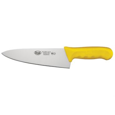 Winco KWP-80Y Stäl 8" Chef's Knife with Yellow Handle