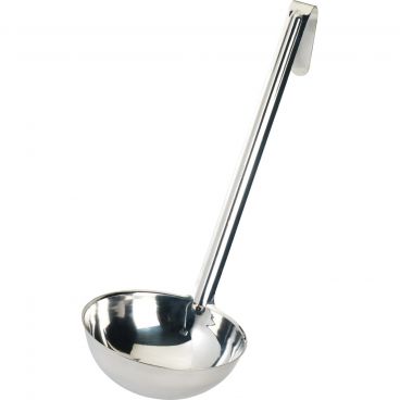 Winco LDI-24 One-Piece Stainless Steel 24 oz LDI Series Serving Ladle With 13" Long Handle