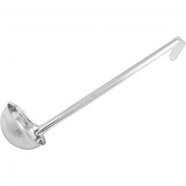Winco LDIN-5 Prime Series 5 oz One-Piece Stainless Steel Serving Ladle