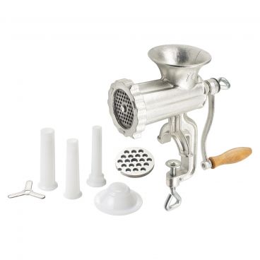 Winco MG-10 Manual Meat Grinder, Cast Iron