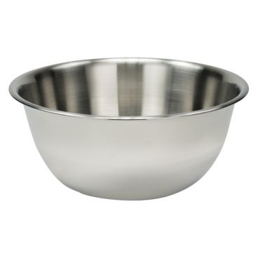Winco MXBH-800 8 qt. Heavyweight Stainless Steel Mixing Bowl