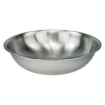 Winco MXHV-1600 16 Qt. Heavyweight Stainless Steel Mixing Bowl