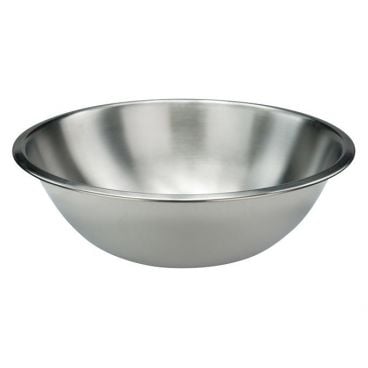Winco MXHV-300 3 Qt. Heavyweight Stainless Steel Mixing Bowl