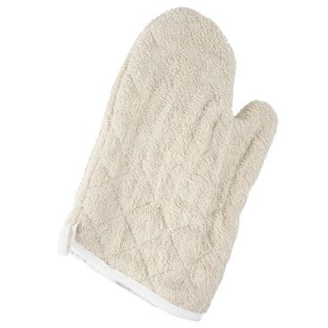 Winco OMT-13 13" Terry Oven Mitt with Silicone Lining
