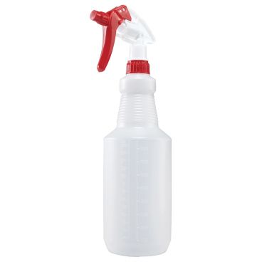 Winco PSR-9R 28 Oz. Plastic Spray Bottle