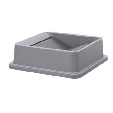 Winco PTCSL-35G Gray Swing Top Trash Can Lid for 35 Gallon Trash Can PTCS-35G