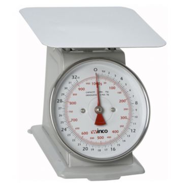 Winco SCAL-62 6-1/2" Dial 2 Lb. Portion Scale