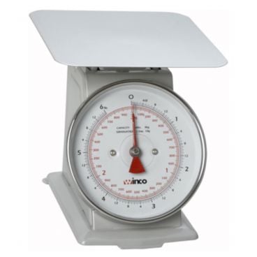 Winco SCAL-66 6-1/2" Dial 6 Lb. Portion Scale