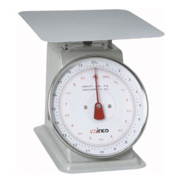 Winco SCAL-820 8" Dial 20 Lb. Portion Scale