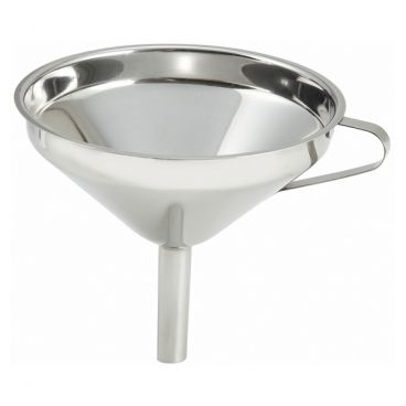 Winco SF-6 5 3/4" Stainless Steel Funnel