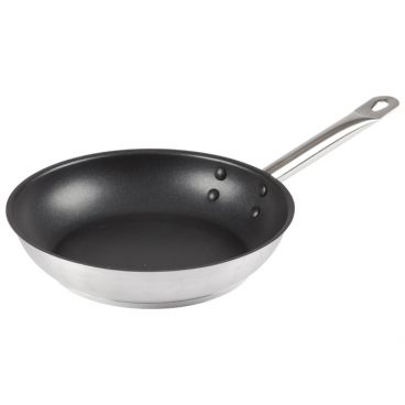 Winco SSFP-9NS Stainless Steel 9 1/2" Non-Stick Induction Ready Fry Pan