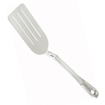 Winco STN-8 14" Stainless Steel Slotted Turner