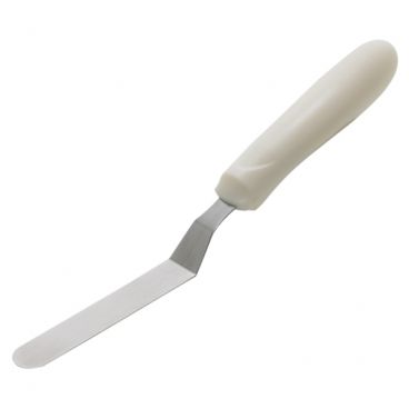 Winco TWPO-4 3 1/2" Offset Blade Stainless Steel Bakery Spatula