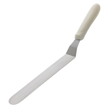 Winco TWPO-9 8 1/2" Offset Blade Stainless Steel Bakery Spatula