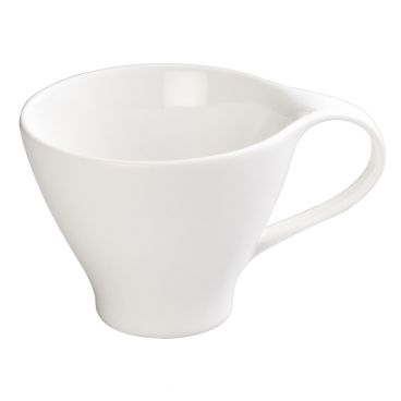 Winco WDP004-214 Ocea 6 oz. Creamy White Porcelain Coffee Cup