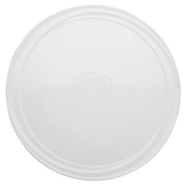 Winco WDP007-102 Mazarri 11" White Narrow Rim Porcelain Platter