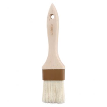 Winco WFB-20 2" Boar Hair Pastry/Basting Brush