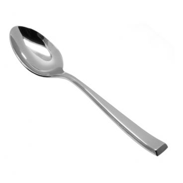 Winco Z-IS-03 8 3/16" Cadenza Isola Stainless Steel Dinner Spoon