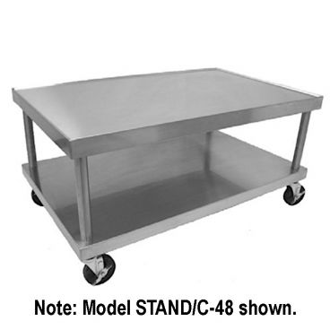 Wolf STAND/C-24 26" Wide x 30" Deep Mobile Equipment Stand With Marine Edge And Undershelf