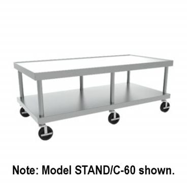 Wolf STAND/C-72 73" Wide x 30" Deep Mobile Equipment Stand With Marine Edge And Undershelf