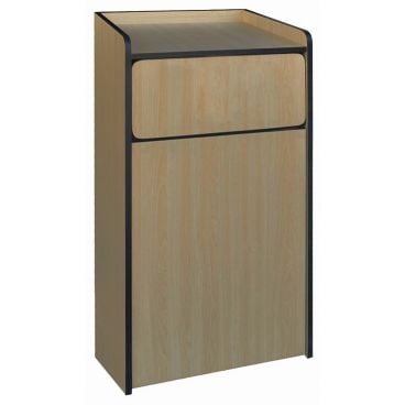 Winco WR-35 35 Gallon Waste Receptacle Enclosure with Tray Top