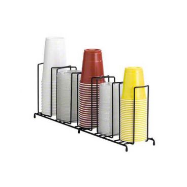 Dispense Rite WR-5 5-Section Beverage Cup Dispensing Rack