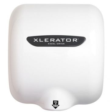 Excel Dryer XL-BW XLERATOR High Speed White Thermoset Resin Hand Dryer - 1,500W
