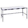 Advance Tabco TSPT-244 48" x 24" Poly Top Work Table w/ Stainless Steel Legs