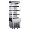 Empura E-VACM-250 Black Diamond Refrigerated Vertical Air Curtain Merchandiser - 250 Liter Storage Volume