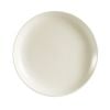 CAC China REC-21C Rolled Edge 12" American White Ceramic Coupe Dinner Plate