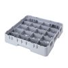 Cambro 20C258151 Soft Gray 20 Compartment 3-1/2" Full Size Camrack Cup Rack