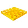 Carlisle REW20LC04 Yellow Color-Coded OptiClean NeWave 20 Compartment Long Glass Rack Extender