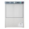 Champion UH330B Heat Recovery 40 Racks Per Hour High Temp Under Counter Dishwasher with Built In Booster Heater