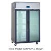 Delfield GARPT1P-GH 27.4" Specification One Section Glass Half Door Pass-Thru Refrigerator - 23 Cu. Ft., 115V