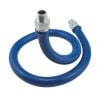 Dormont 1650BP24 Blue Hose™ 24" Stainless Steel Moveable Foodservice Gas Connector - 1/2" Diameter