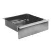 Eagle Group 502942 20" x 15" Stainless Steel Work Table Drawer With Pull Flange and Full Front