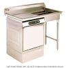 Empura BPUCDT-48R 48" Right Side Dishwasher 300 Series Stainless Steel Undercounter Dishtable