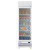 Empura EGM-13W 22.7" Wide White Swinging Glass Door Merchandiser Refrigerator With 1 Door, 13 Cubic Ft, 115 Volts