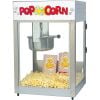 Gold Medal 2389 Lil' Maxx 8 oz Kettle 20 3/4" Wide Countertop Electric Popcorn Machine With Removable Glass Panels And Stainless Steel Cabinet, 120V 1250 Watts