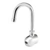 Krowne 16-190 Royal Series Wall Mount Electronic Hands Free Faucet With Infrared Sensor, 4-1/2" Gooseneck Spout, Single Center