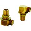 T&S Brass B-0230-K Brass Installation Kit With 1/2" NPT Male Inlet And 1/2" NPT Female Outlet With Nipples, Lock Nuts And Washers