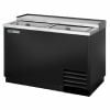 True T-50-GC-HC 49 5/8" Black / Stainless Steel Glass and Plate Froster with 5 Shelves and Hydrocarbon Refrigerant - 115V