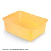 Vollrath 1527-C08 Traex Color-Mate Yellow Polyethylene 20" x 15" x 7" Food Storage Box