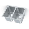 Vollrath 10102-1 Two Compartment Stainless Steel Welded-In Undermount Sink
