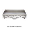 Vulcan MSA60 60" Countertop Griddle with Snap-Action Thermostatic Controls - 135,000 BTU, Liquid Propane