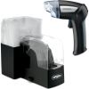 Waring WVS50 Cordless Rechargeable Pistol-Grip Handheld Vacuum Sealing System With Enclosed Storage/Charging Base And 1-Quart And 1-Gallon Storage Bags, 120V